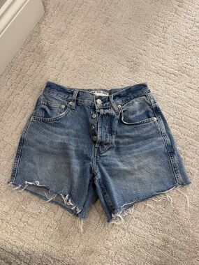 Free People High-Rise Denim Shorts